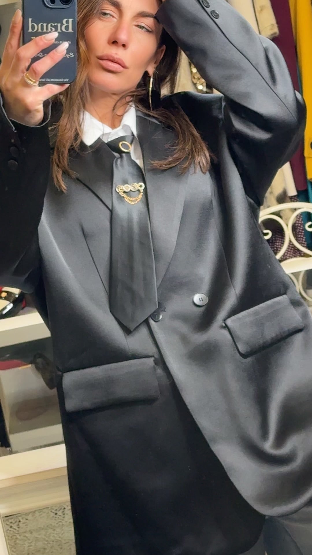 Blazer Raso Oversize