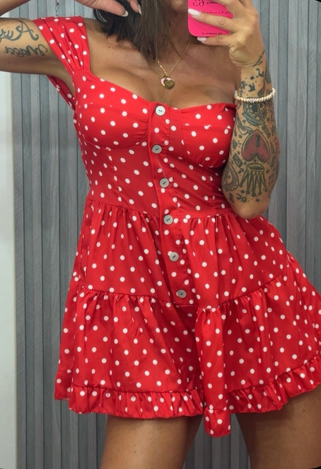 Abitino a short Pois
