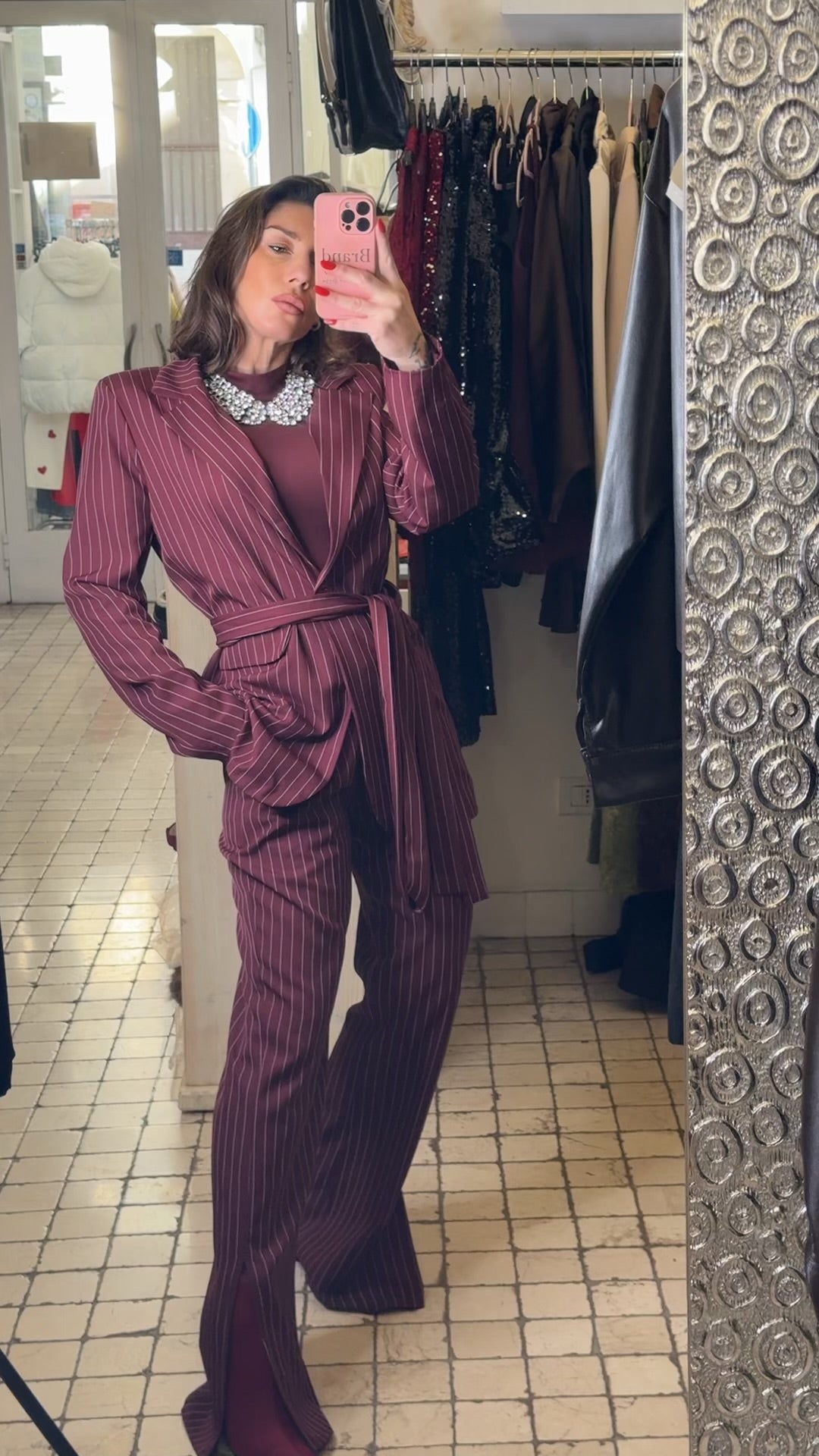 Tailleur Gessato