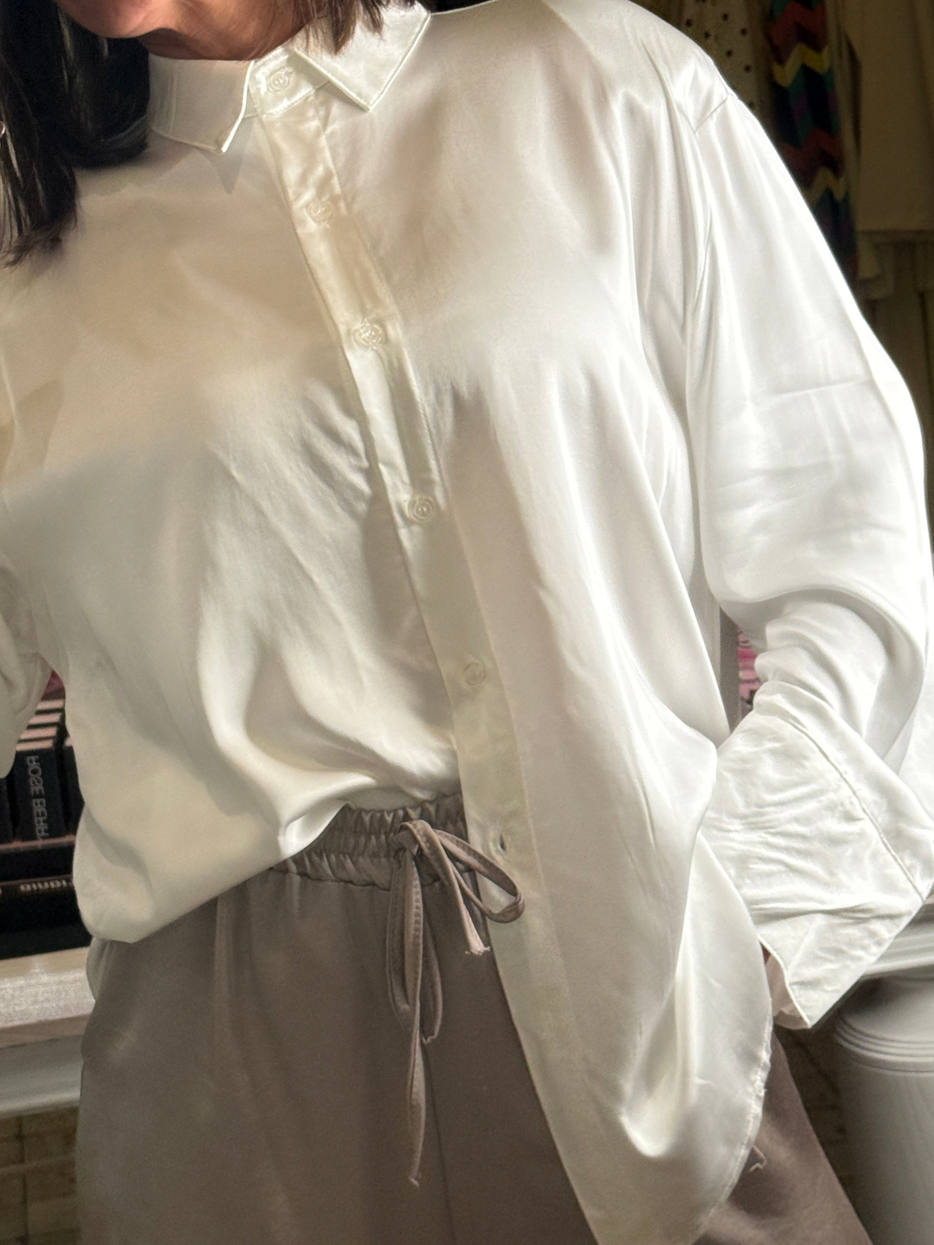 Camicia Oversize con spalline