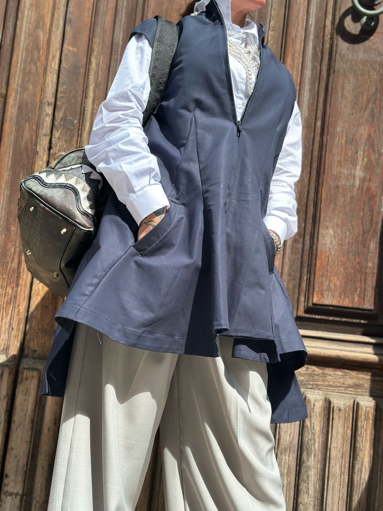 Gilet lungo tecnico