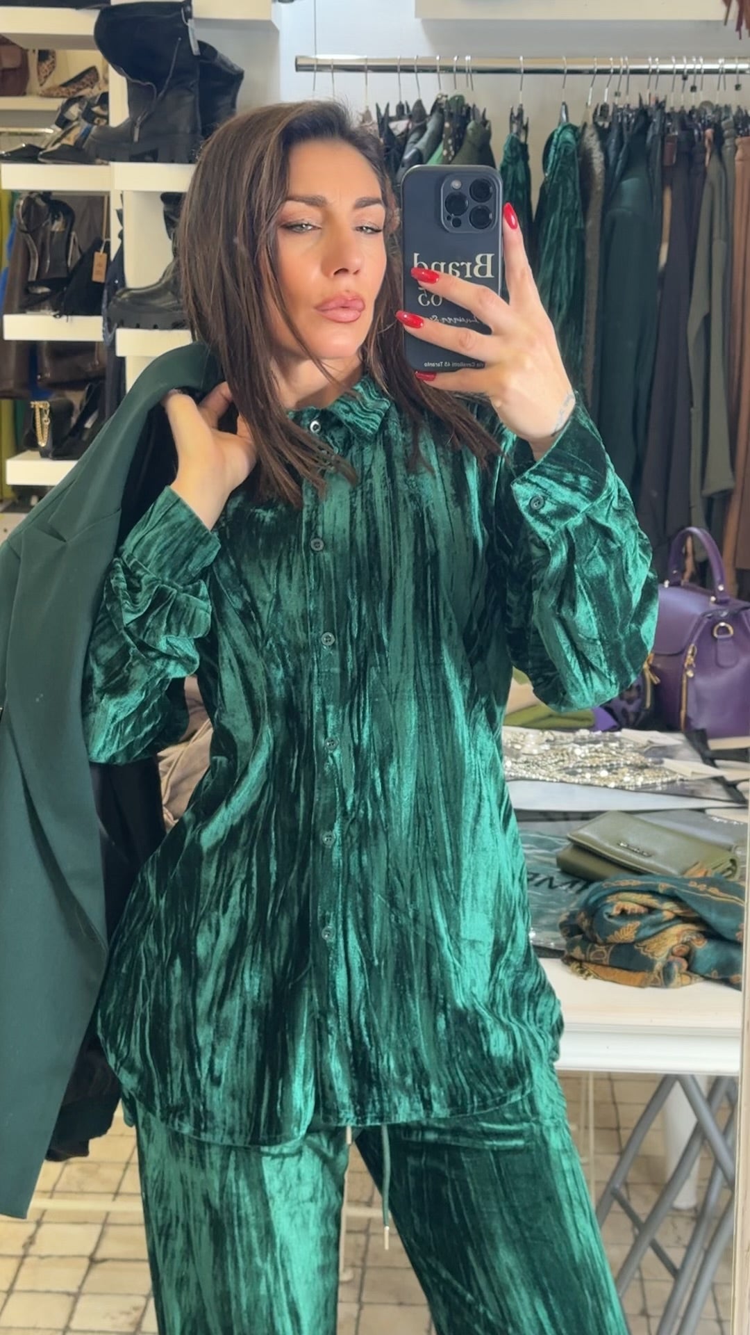 Coordinato velluto Vilia