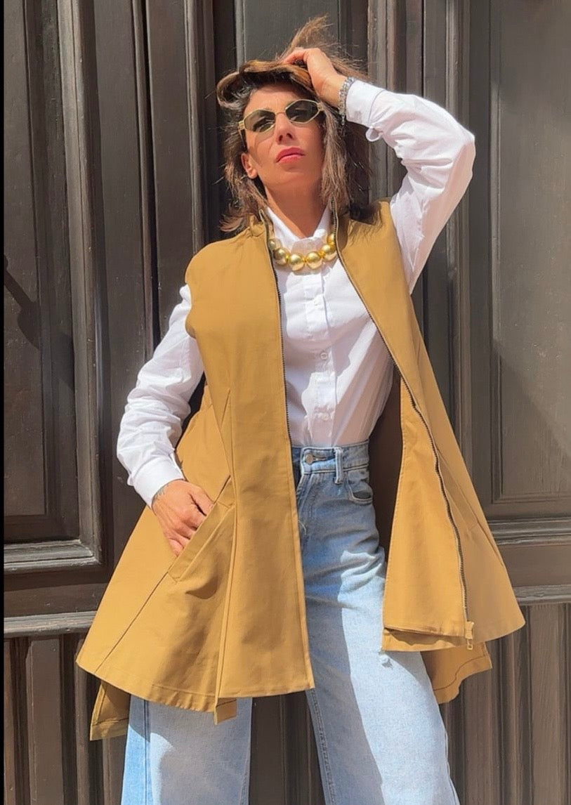 Gilet lungo tecnico