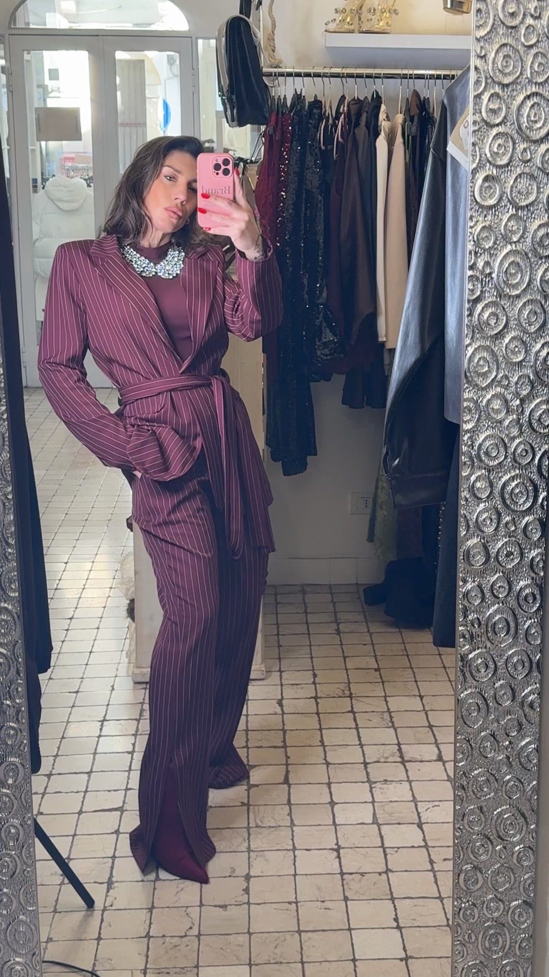 Tailleur Gessato