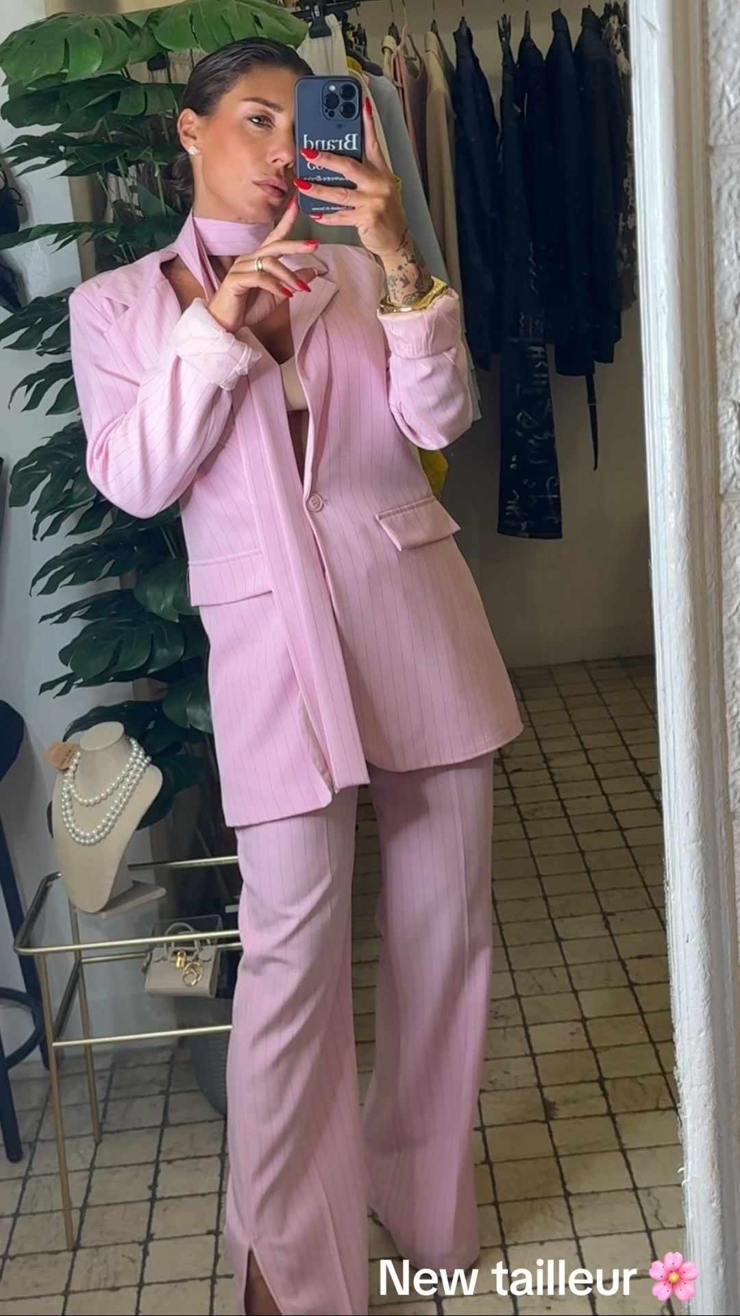 Tailleur Gessato