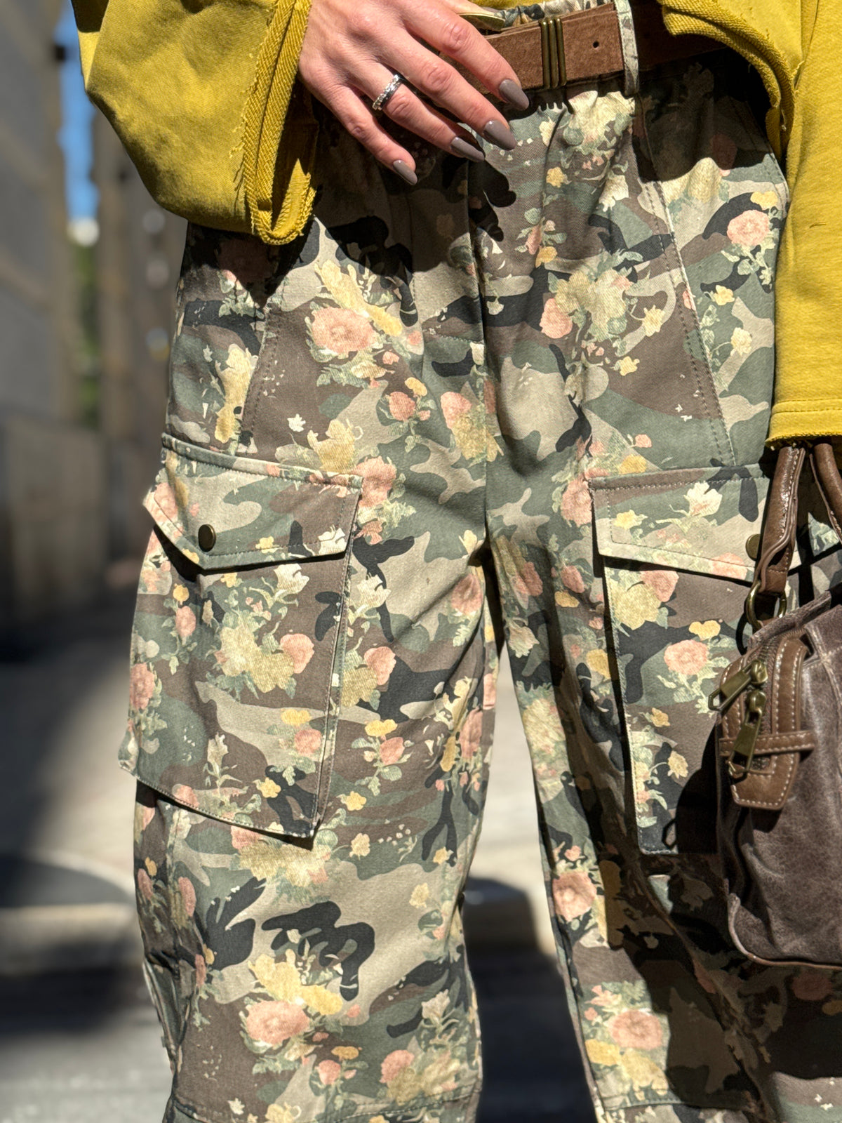 Pantalone WILD FLOWER CARGO