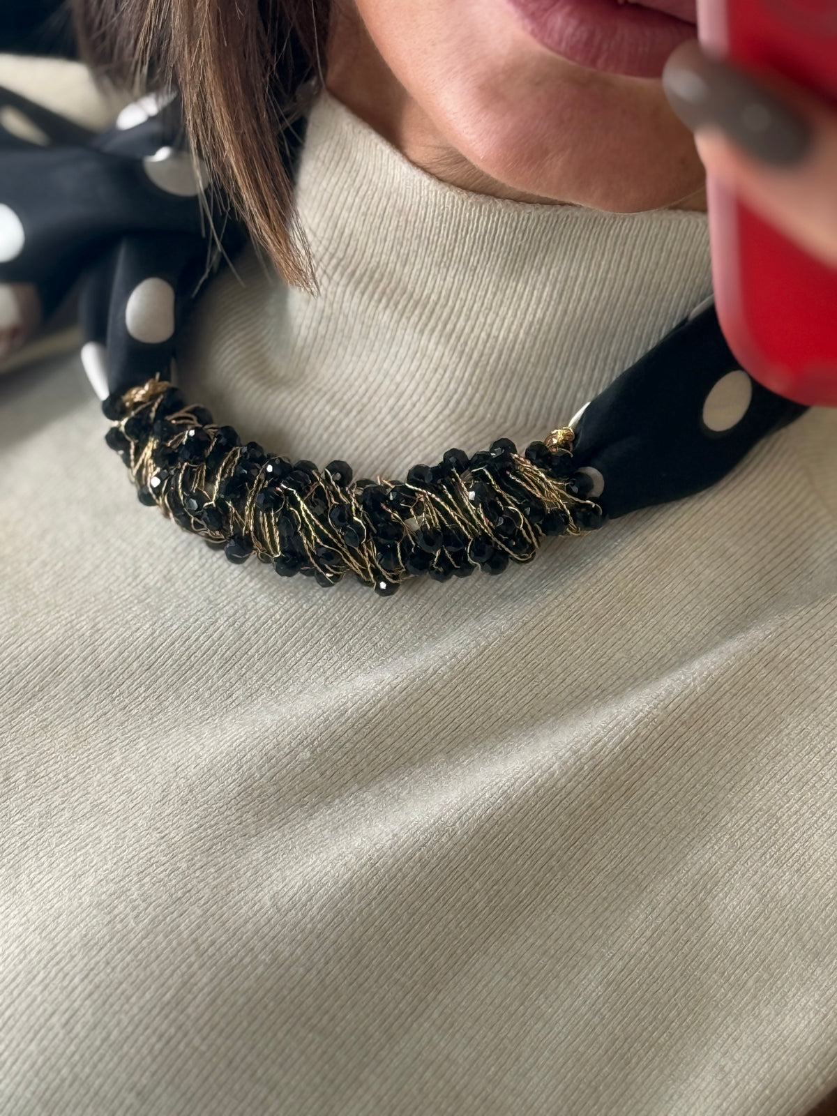 Collana pois Glam