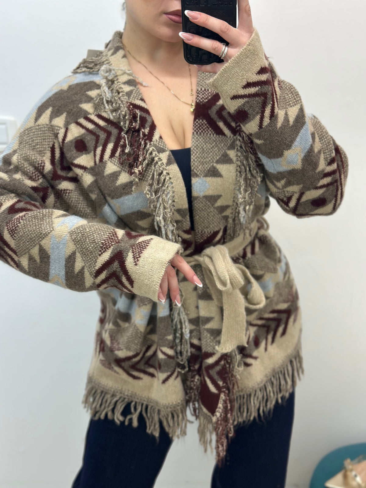 Cardigan Étnico