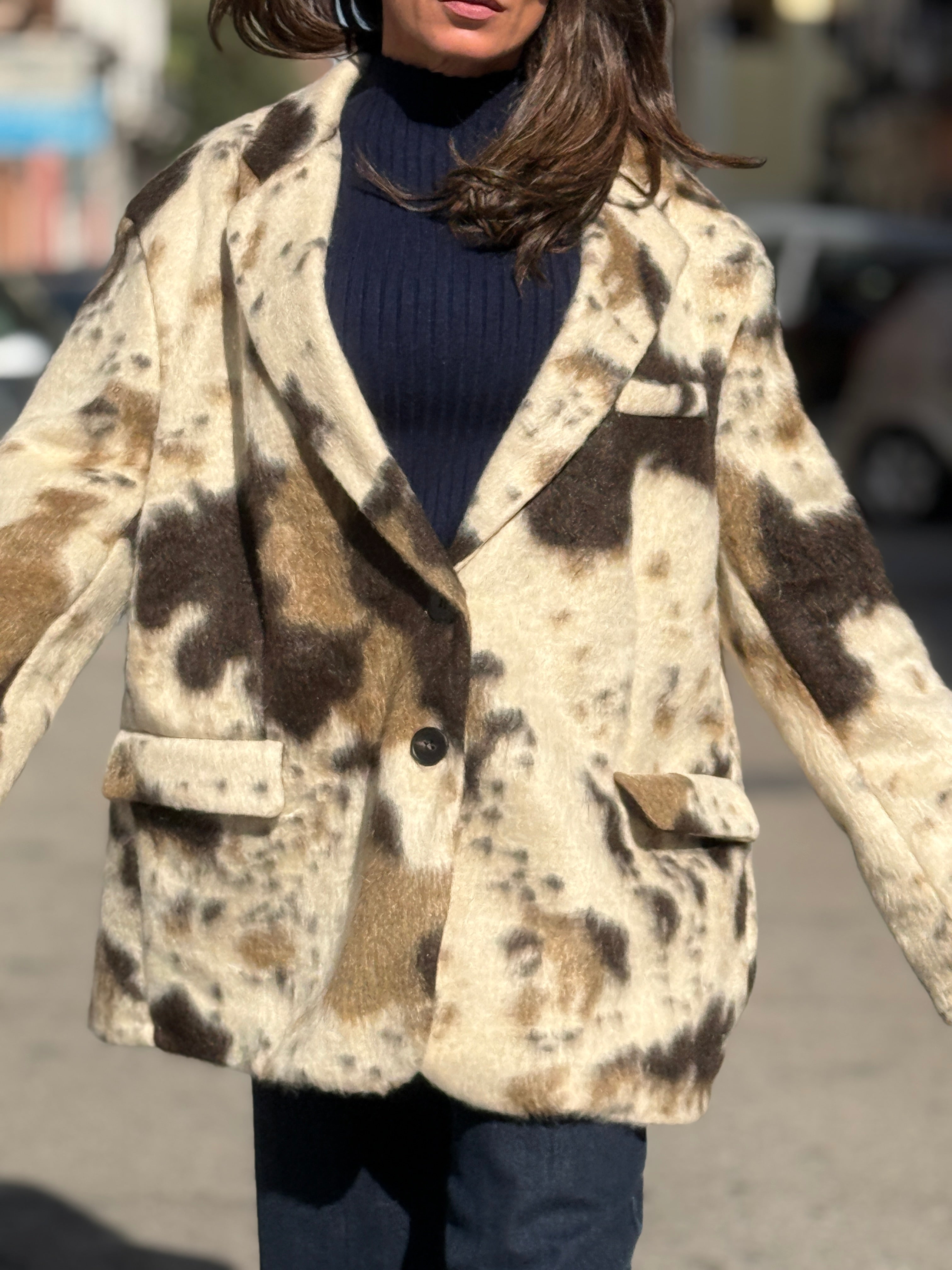 Giacca In Panno lumina