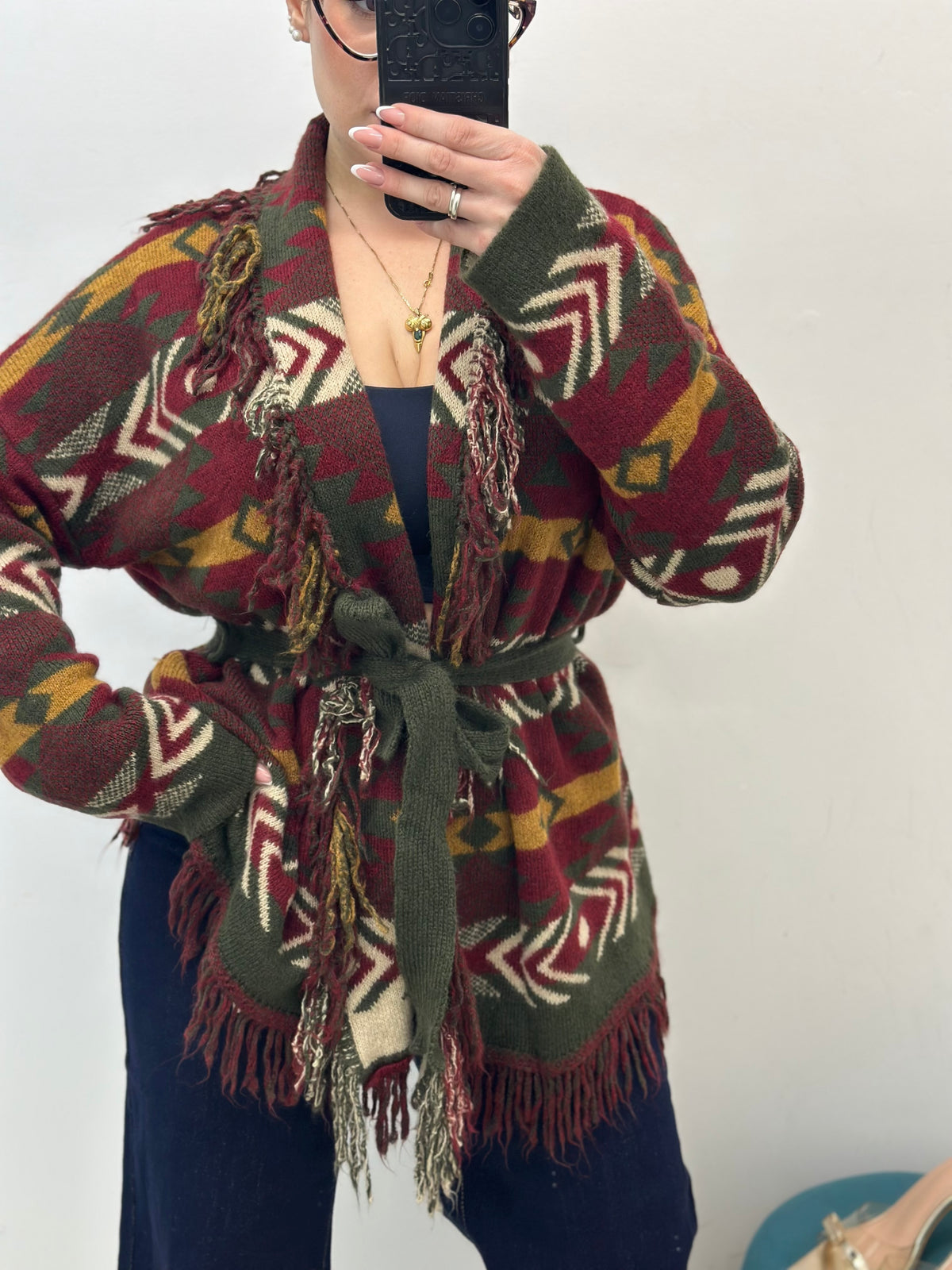 Cardigan Étnico