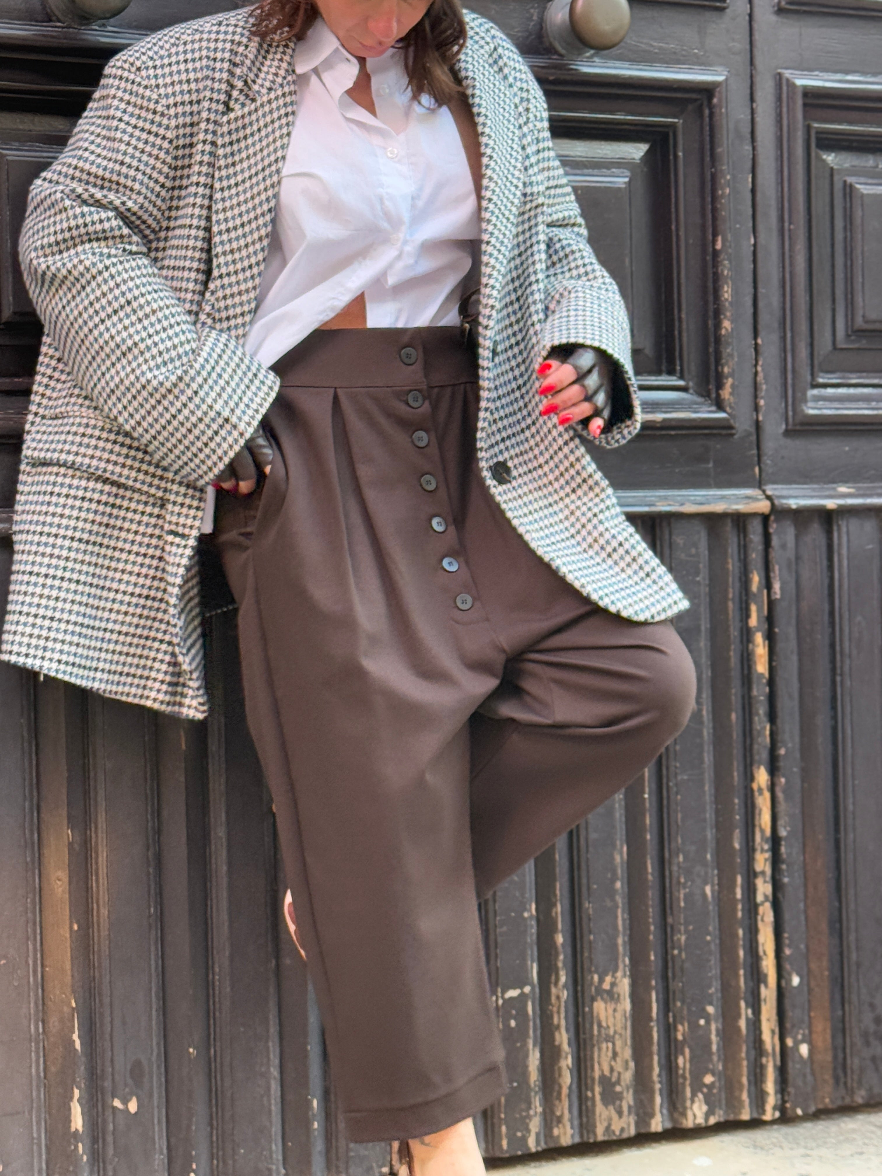 Giacca Blazer pied de poul