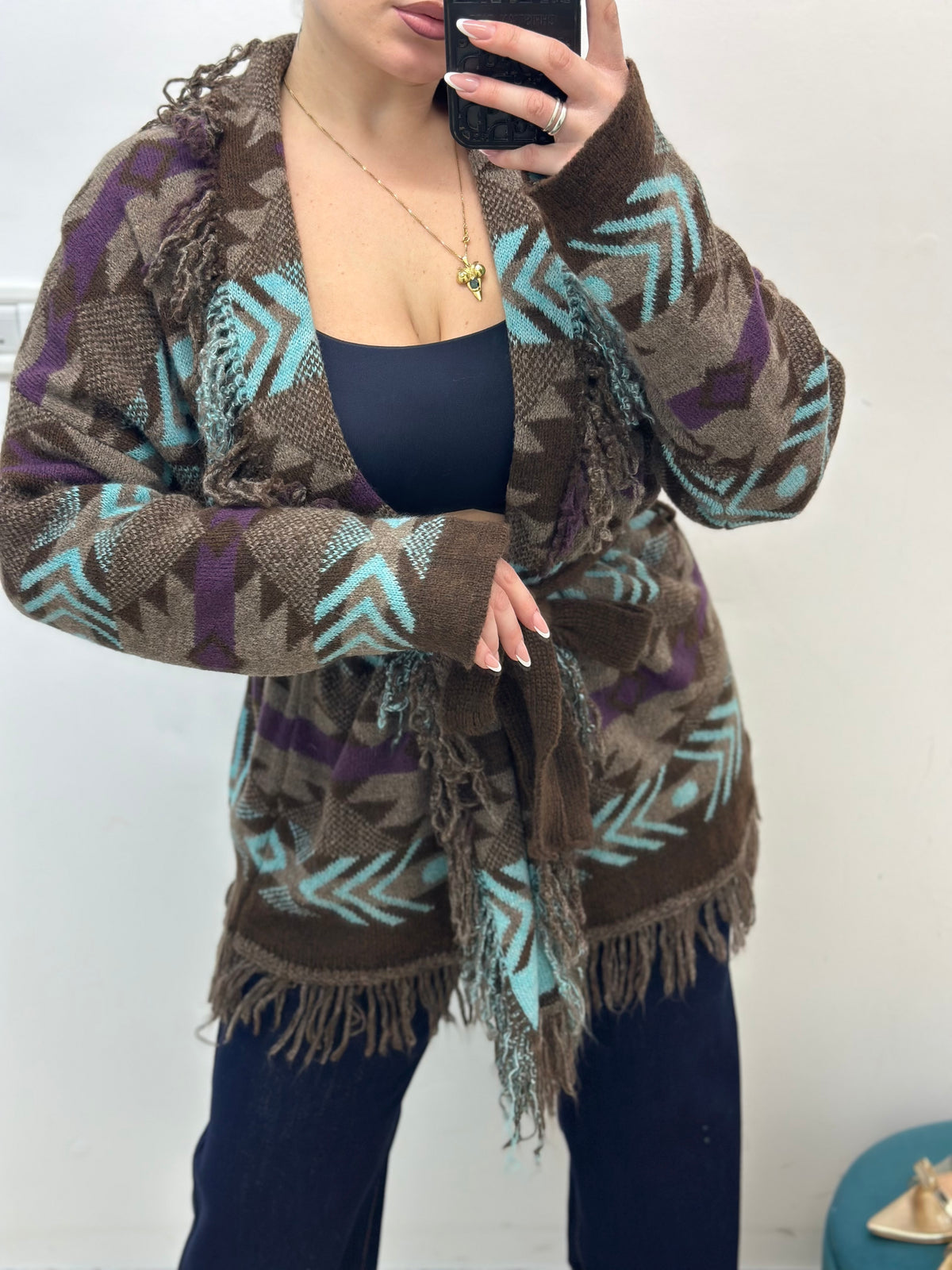 Cardigan Étnico