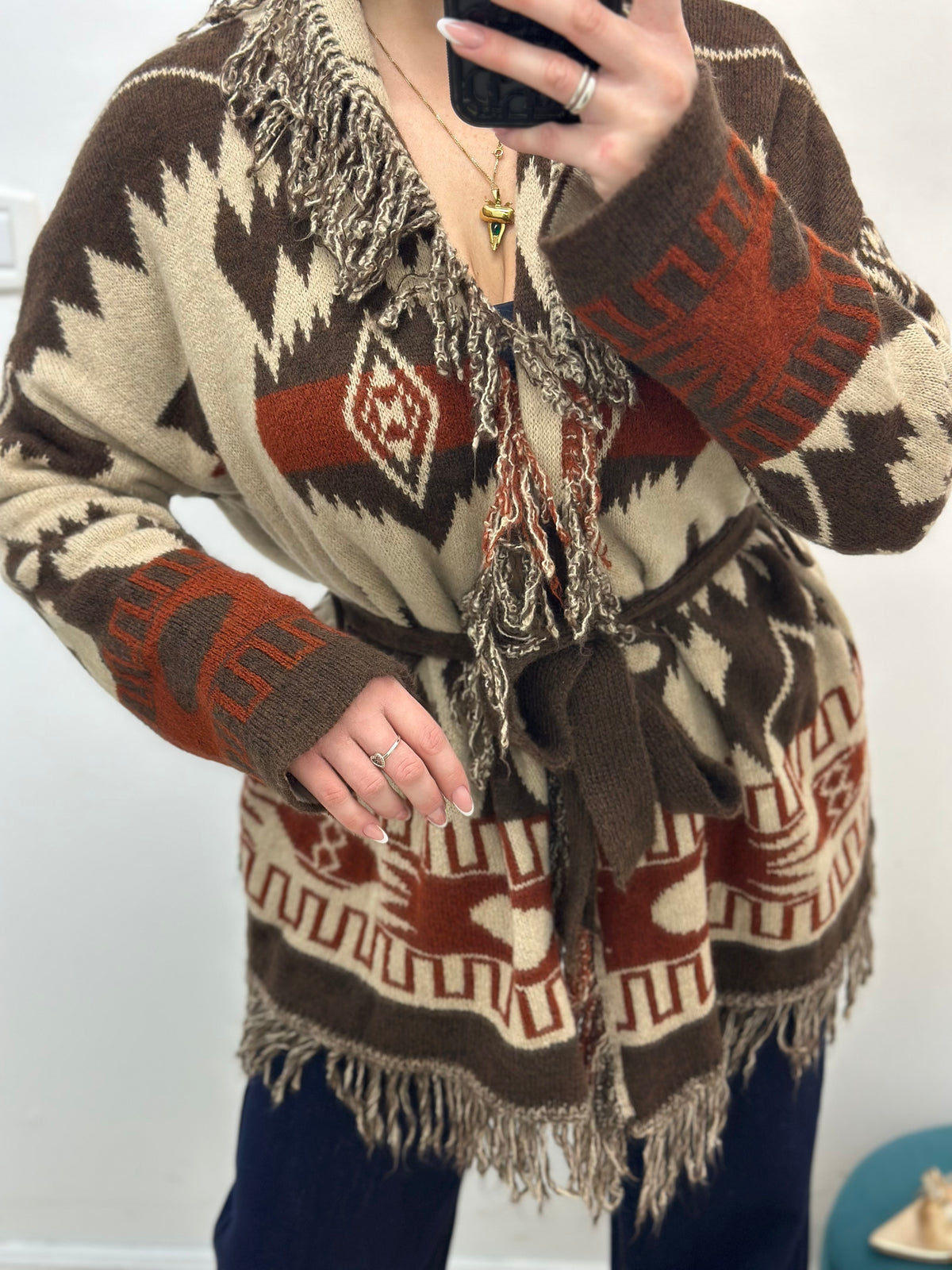 Cardigan Étnico