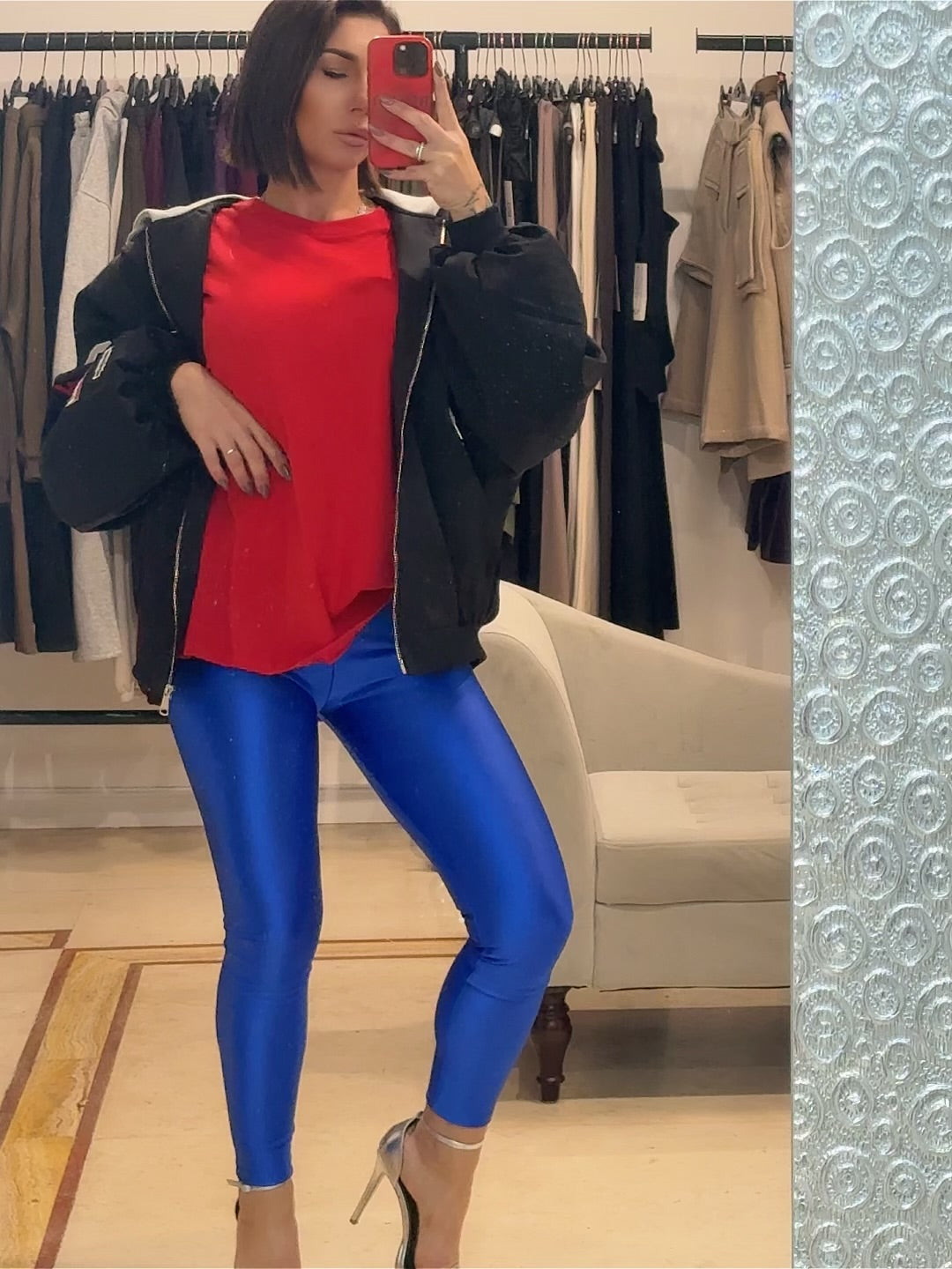 Leggins Felpato Lucido