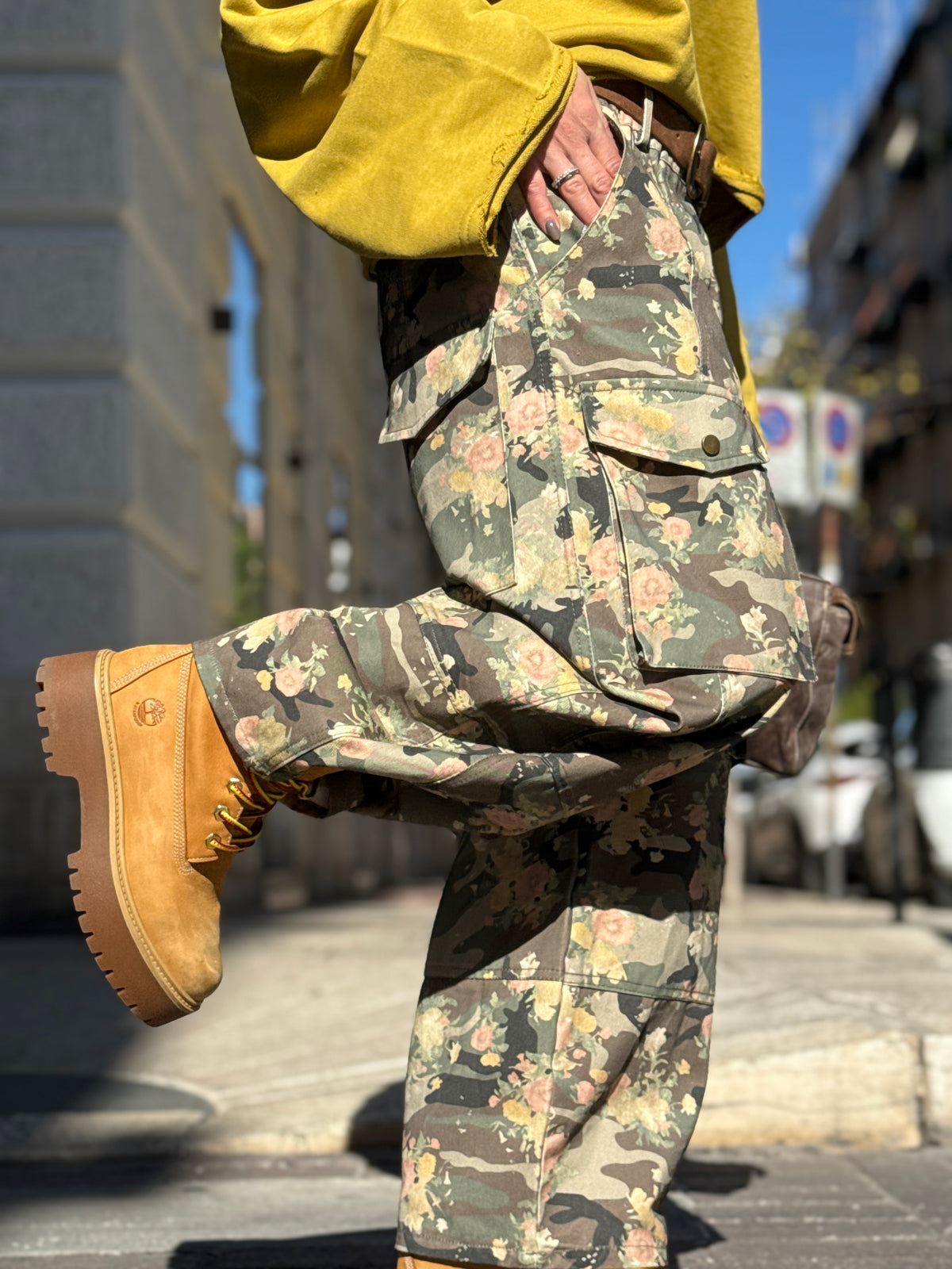 Pantalone WILD FLOWER CARGO