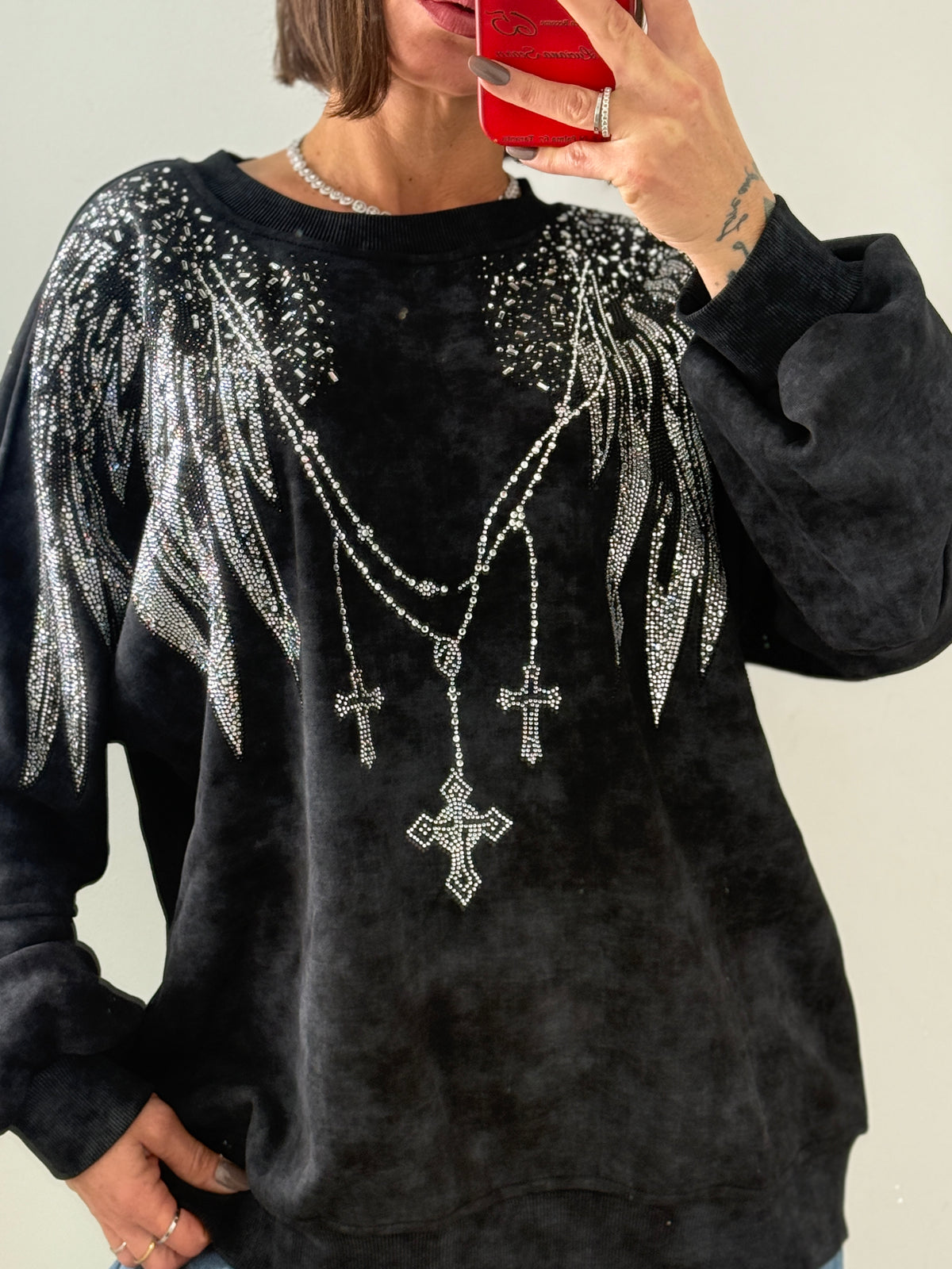 Felpa Angel Cross