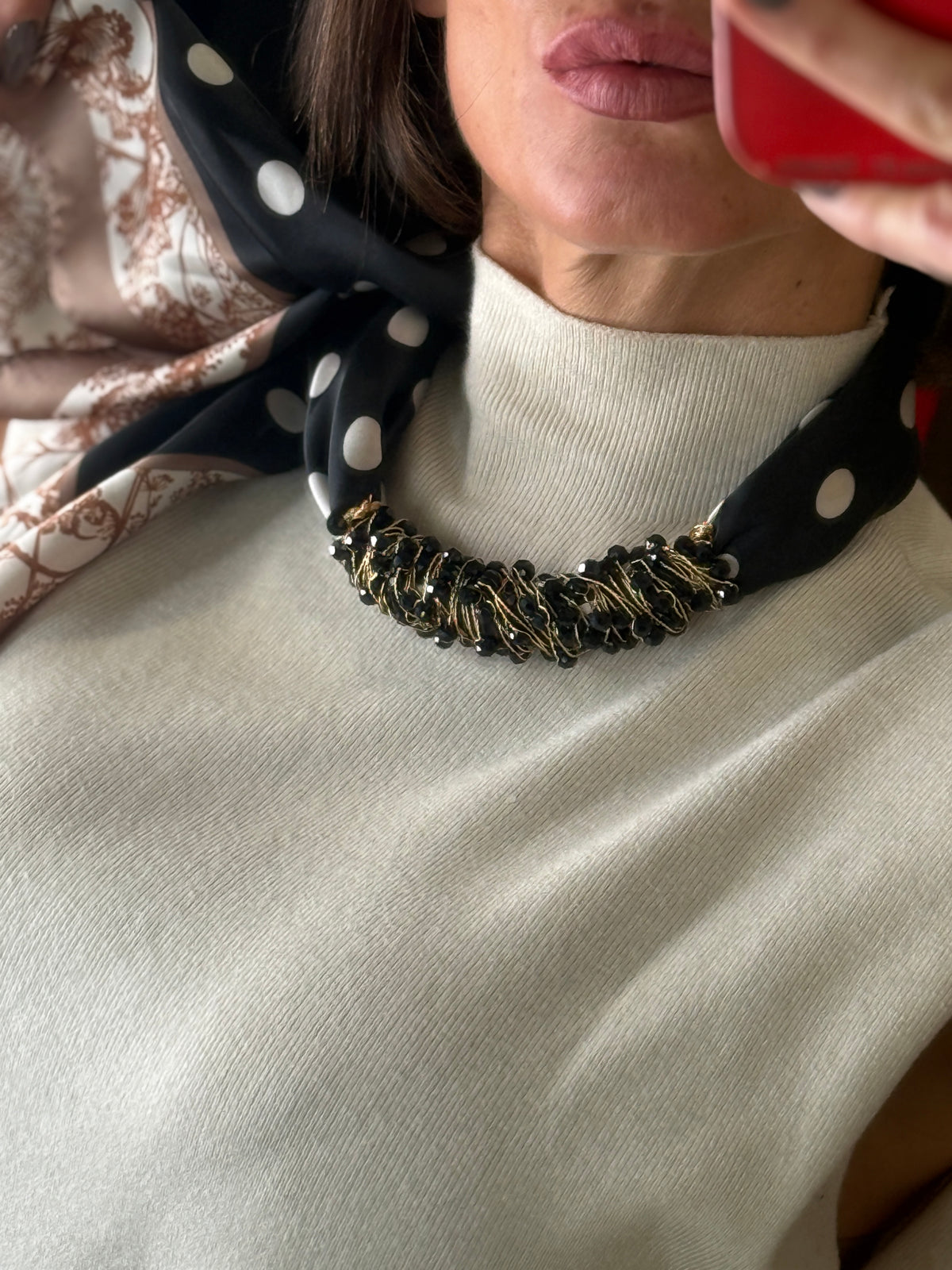 Collana pois Glam