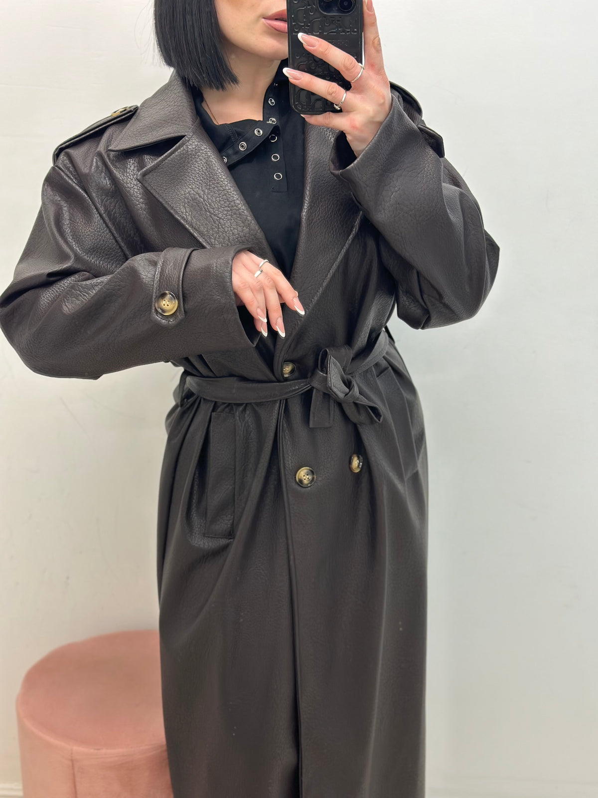 Trench ecopelle ICON