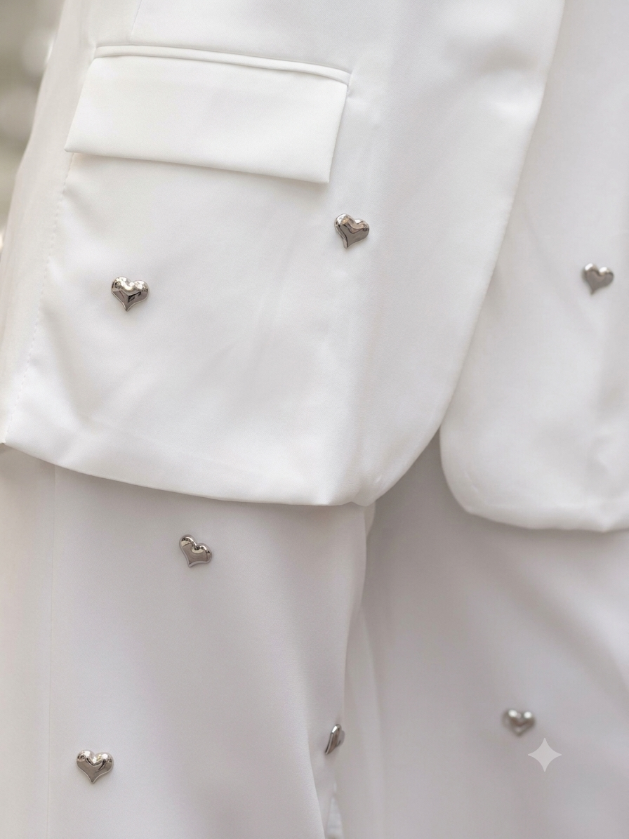 Tailleur White Heart